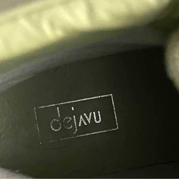 Dejavu Sage Green Women’s Chunky Platform Combat Boots Sz 36 Grunge Style - Picture 10 of 10